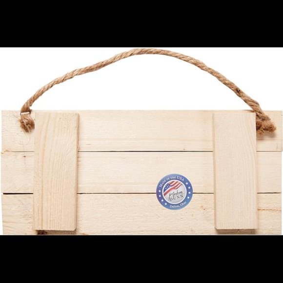 Love You to The Moon and Back Night Sky 5 x 10 Wood Plank Design Hanging Sign - Picture 5 of 7